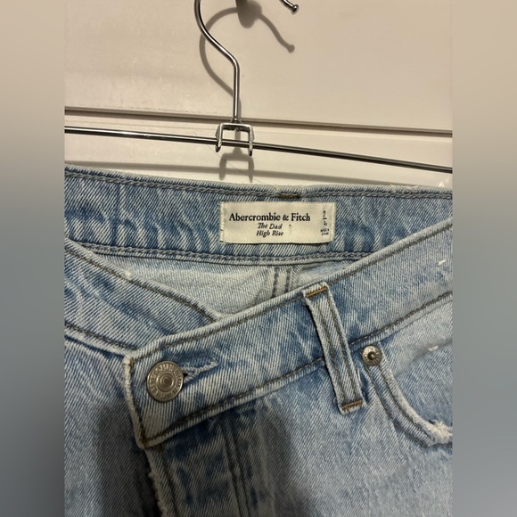 Abercrombie & Fitch 90’s style dad high rise jeans 27/4R - Picture 13 of 14